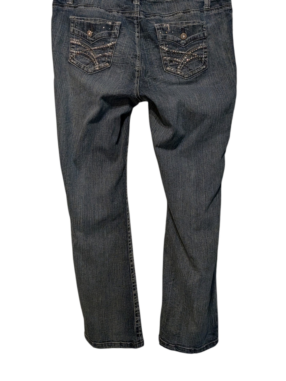 Women’s Charcoal Boot Cut Jeans - Classic Stretch Denim - Picture 4 of 6